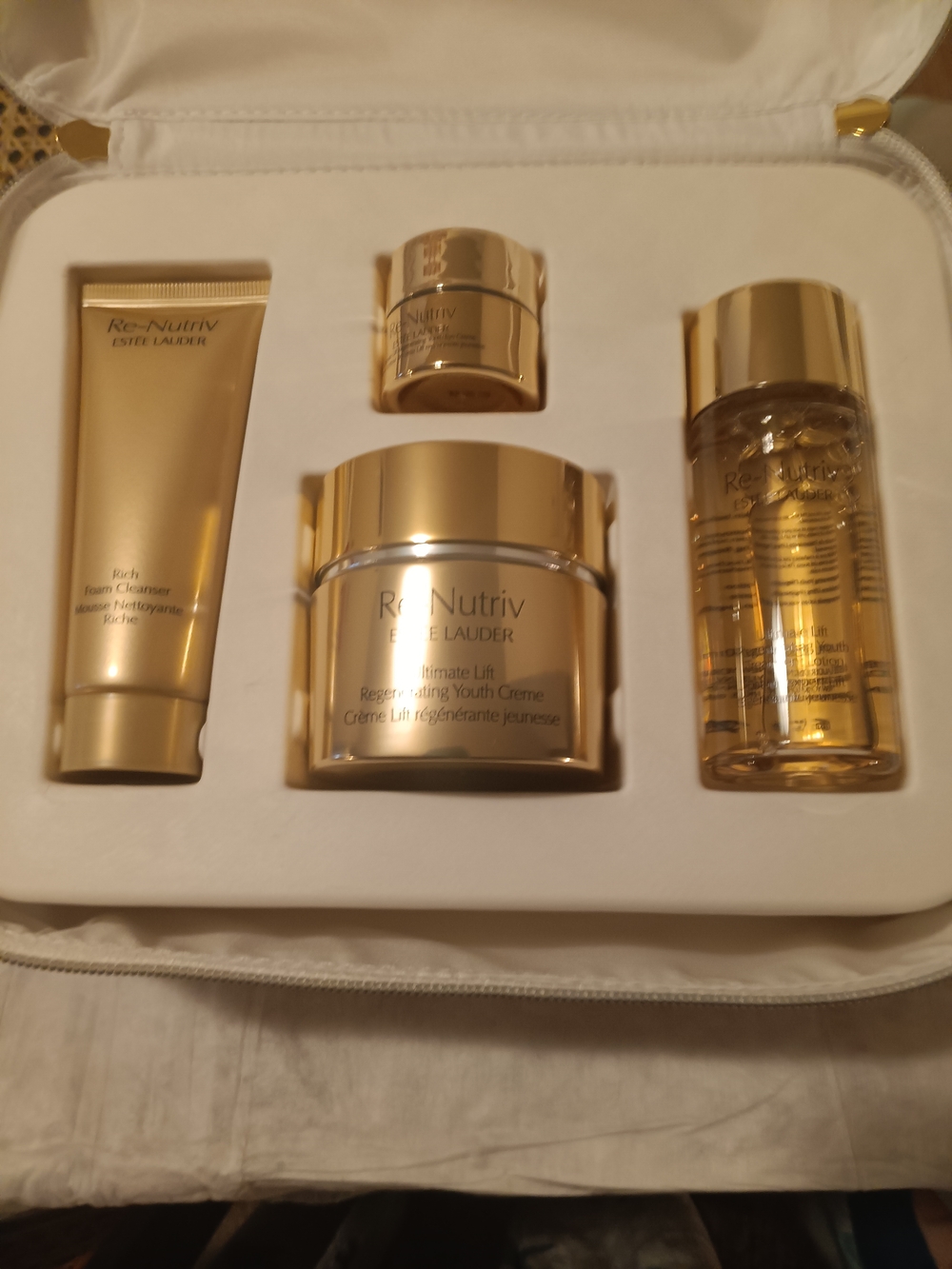 Estée Lauder Re-Nutriv Gold Skincare Set - Gold